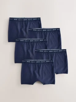 Marineblauw - Short Briefs 5 Pack (2-16yrs)