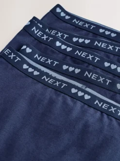 Marineblauw - Short Briefs 5 Pack (2-16yrs)