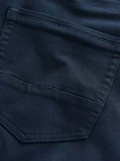 Marineblauw - Slim Fit - Comfortabele stretchjeans