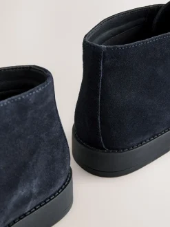 Marineblauw - Smart Suede Chukka Boots