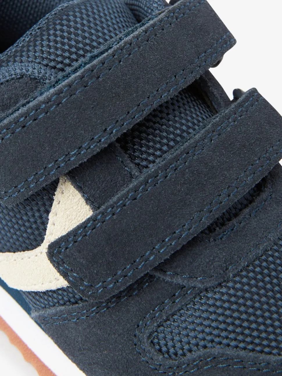 Marineblauw - Sneakers met dubbele bandjes