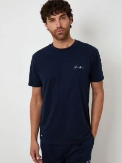 Marineblauw - Threadbare pyjamaset