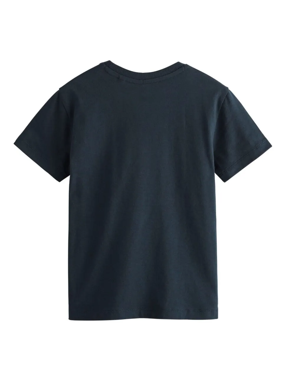 Marineblauw - T-shirt met korte mouwen (3-16jr)