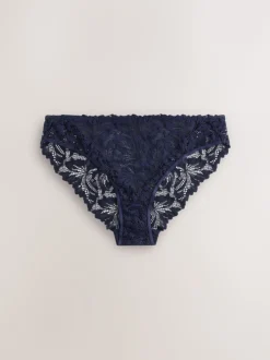 Marineblauw - Ultimate Comfort kanten slip verpakking van 2