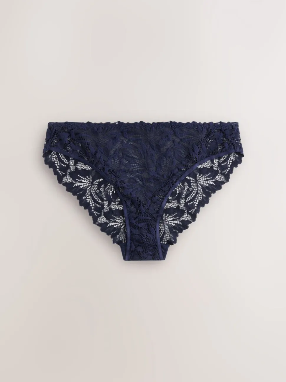 Marineblauw - Ultimate Comfort kanten slip verpakking van 2