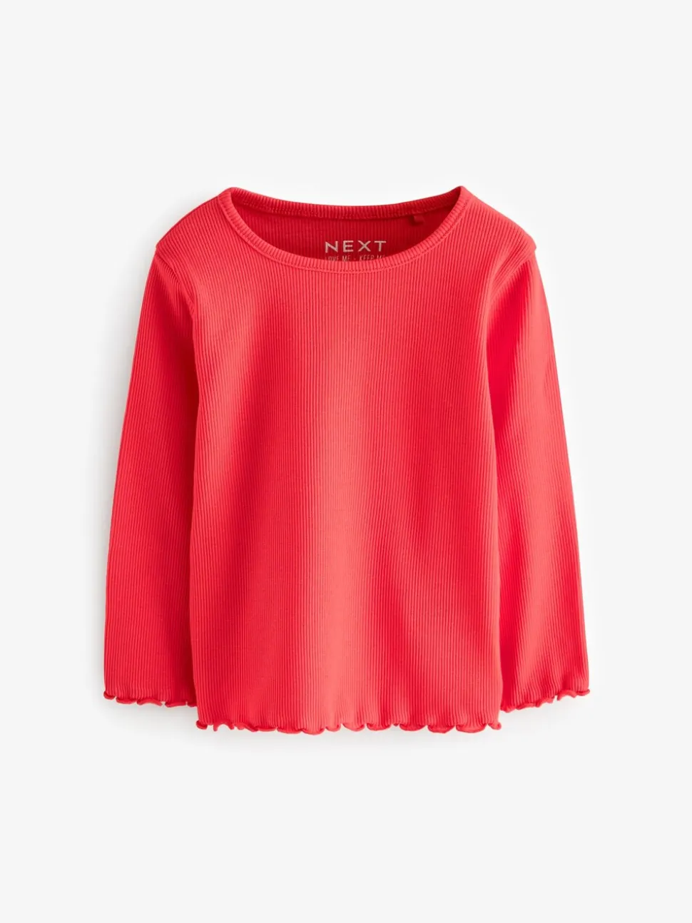 Marineblauw - Verpakking van 5 geribbelde tops met lange mouwen (3mnd -7jaar)