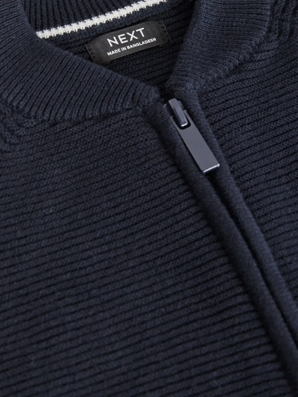 Marineblauw - Vest met ritssluiting (3 mnd-7 jr)