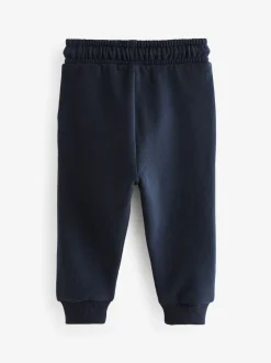 Marineblauw - Zacht aanvoelende jersey joggingbroek (3 mnd-7 jr)