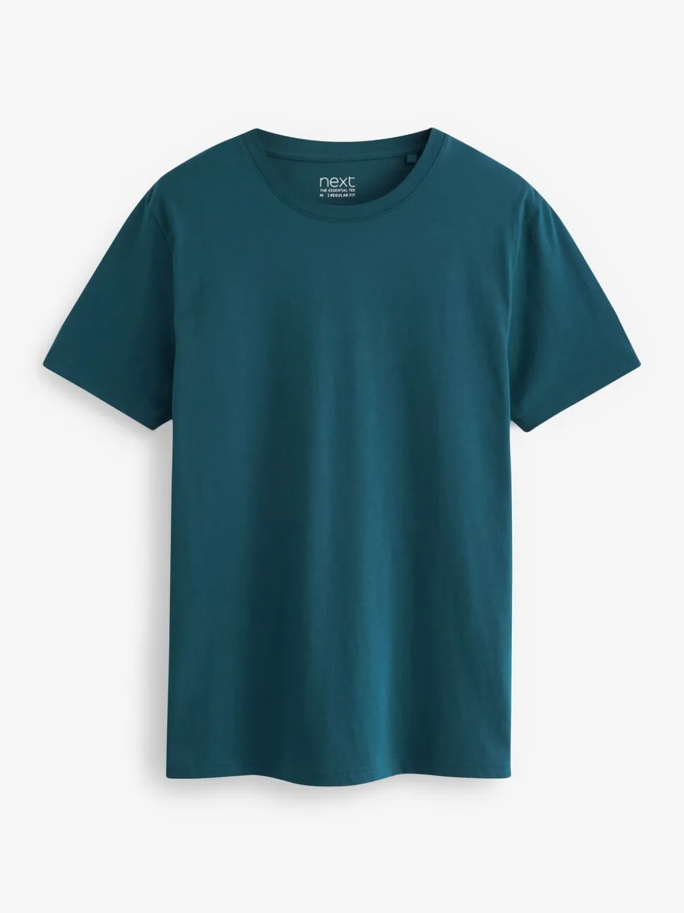Marineblauw/ blauwgroen/ wit/ zwart/ groen/ bordeauxrood - Normale Pasvorm - Essential katoenen T-shirts verpakking van 6