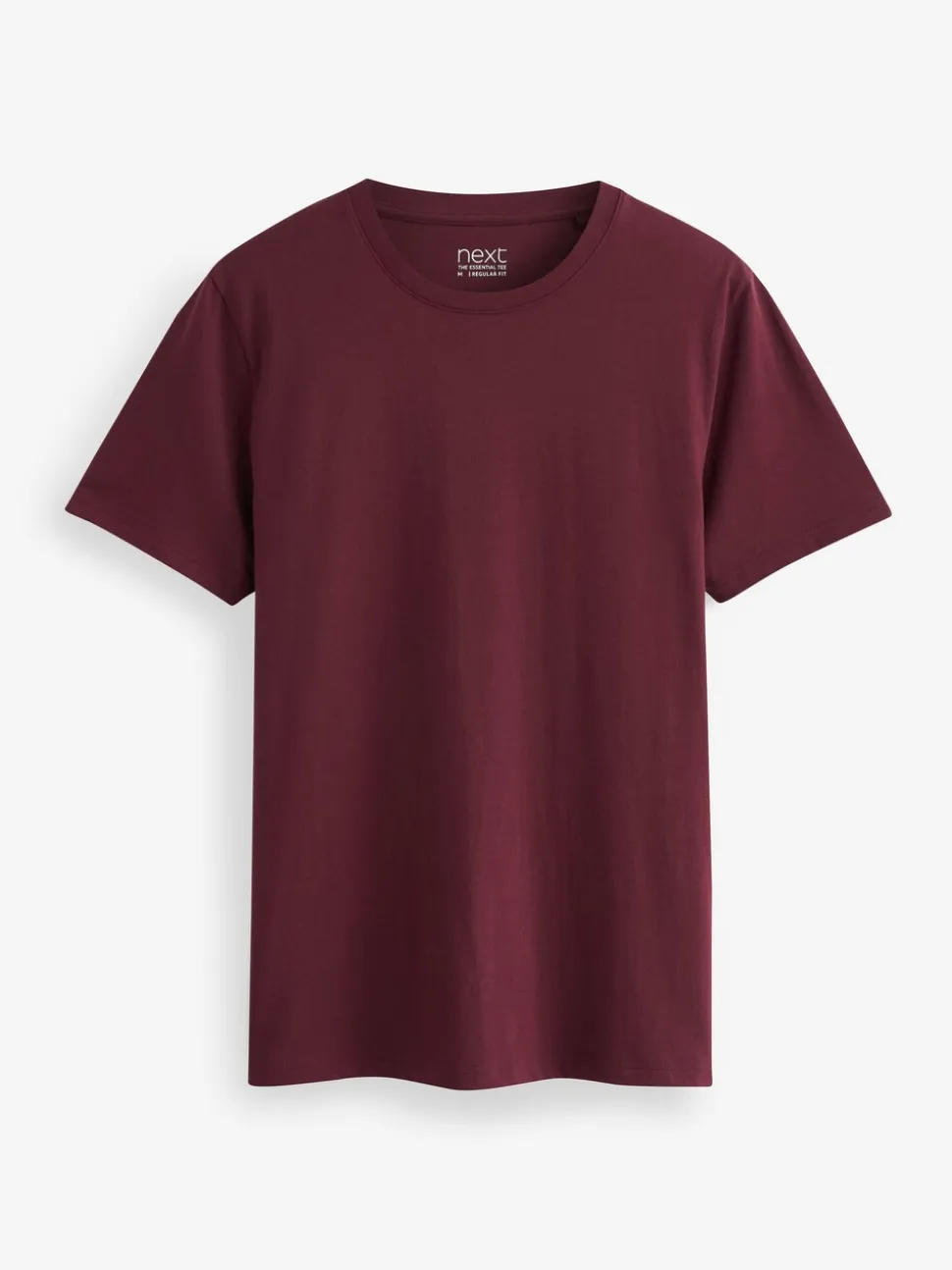 Marineblauw/ blauwgroen/ wit/ zwart/ groen/ bordeauxrood - Normale Pasvorm - Essential katoenen T-shirts verpakking van 6