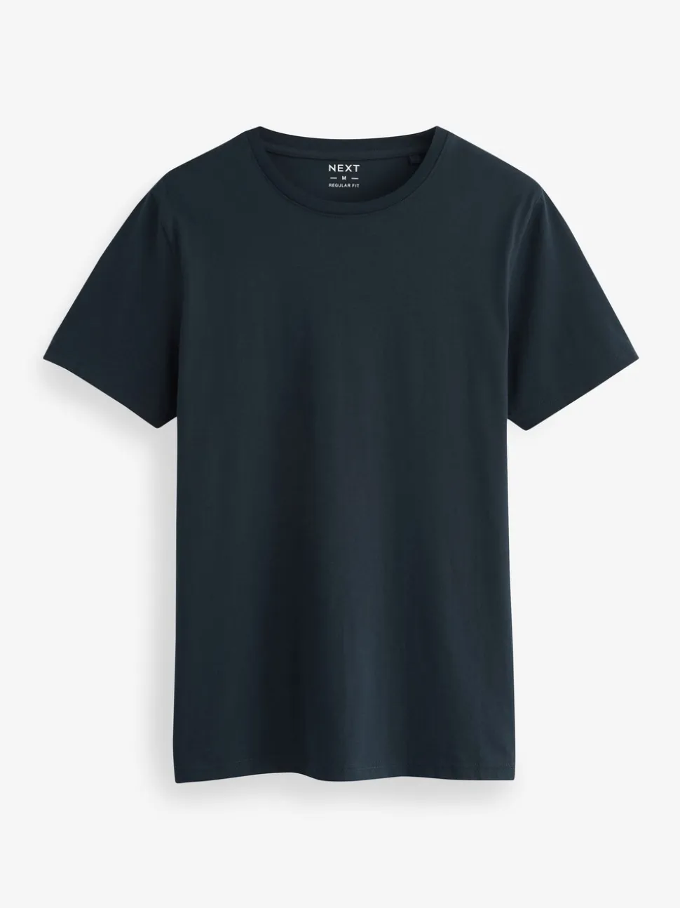 Marineblauw/ blauwgroen/ wit/ zwart/ groen/ bordeauxrood - Normale Pasvorm - Essential katoenen T-shirts verpakking van 6