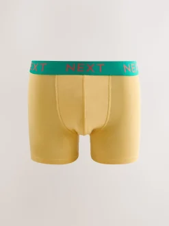 Marineblauw fel Paarse/ Oranje taillebanden - Verpakking van 10 - Katoenrijke trunk boxers
