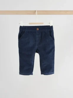 Marineblauw gestreept - Babyset van gebreide top en broek (0mnd-2jr)