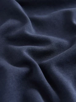 Marineblauw gestreept - self. Pyjama met korte mouwen