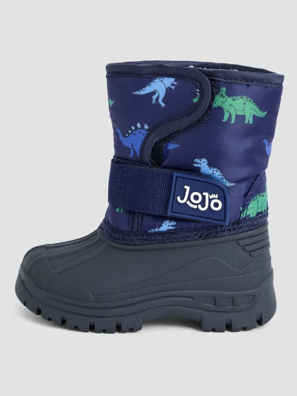 Marineblauw met dinosaurus - JoJo Maman Bébé - Behaaglijke sneeuwlaarzen