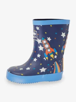 Marineblauw raket - JoJo Maman Bébé Plain Wellies