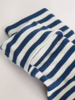 Marineblauw streep Mummys Little Cub - Baby Family-pyjama (0-2jr)