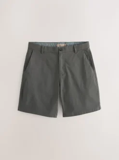 Marineblauw/antraciet - Ruimvallende pasvorm. - Set van 2 chinoshorts met stretch