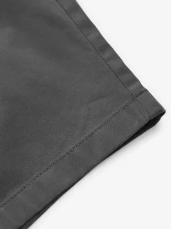 Marineblauw/antraciet - Straight fit - Set van 2 chinoshorts met stretch