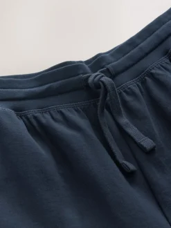 Marineblauw/blauw - Met boorden - Loopback Soft Touch Cuffed Joggers