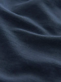 Marineblauw/blauw - Met boorden - Loopback Soft Touch Cuffed Joggers