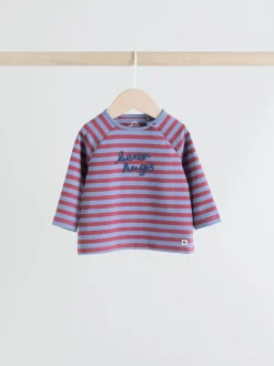 Marineblauw/bruin met beer - Tops en Leggings 6 -delige babyset (0mnd-3jr)