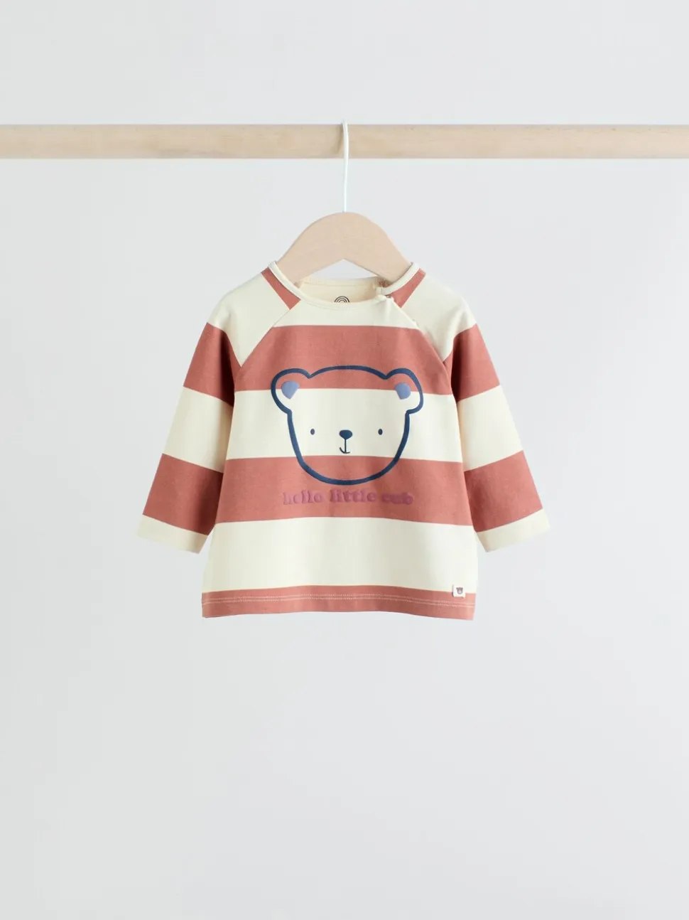 Marineblauw/bruin met beer - Tops en Leggings 6 -delige babyset (0mnd-3jr)
