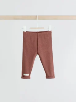 Marineblauw/bruin met beer - Tops en Leggings 6 -delige babyset (0mnd-3jr)
