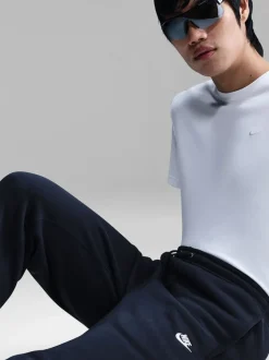 Marineblauwe Obsidian - Nike Club fleece joggingbroek