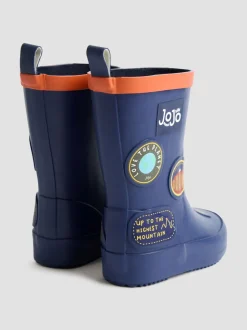 Marineblauwe sticker - JoJo Maman Bébé Plain Wellies