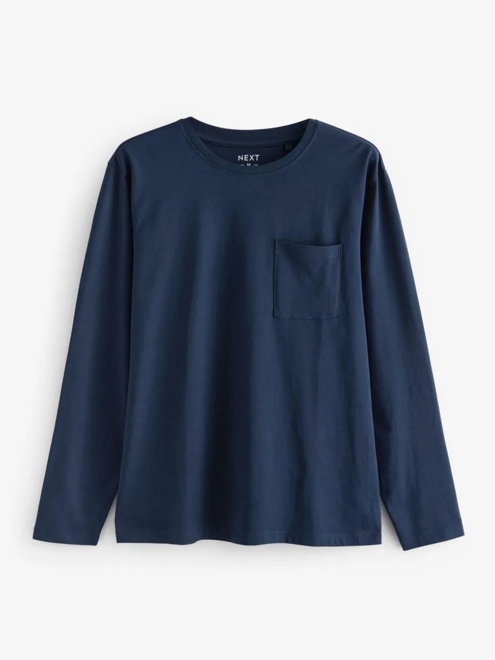 Marineblauw/grijs - Jersey pyjamaset met lange mouwen