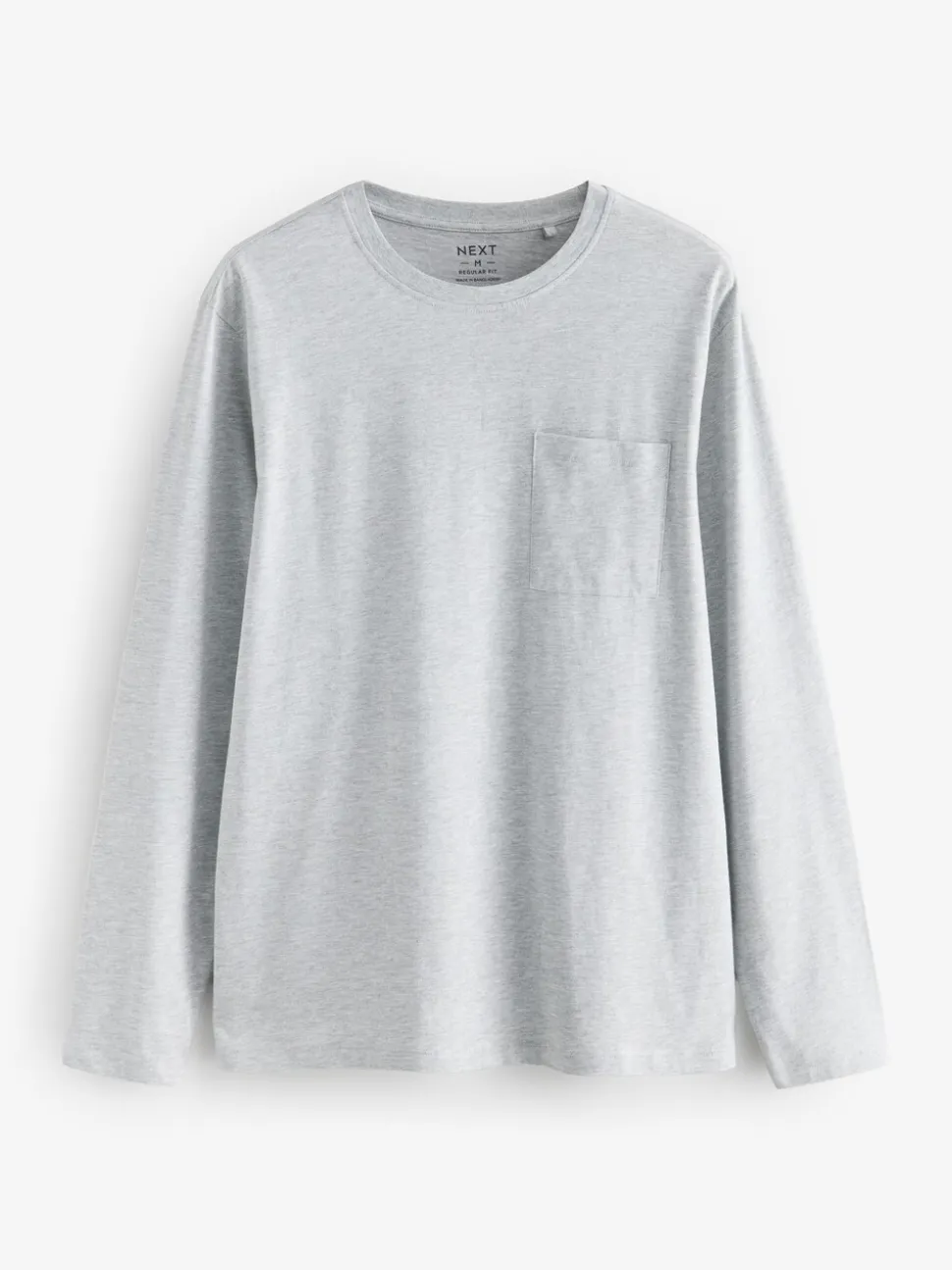 Marineblauw/grijs - Jersey pyjamaset met lange mouwen