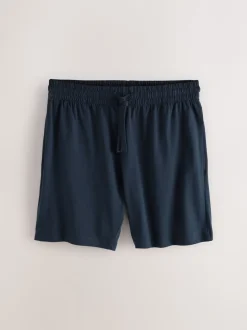 Marineblauw/grijs/blauw - Set van 3 jersey pyjamashorts