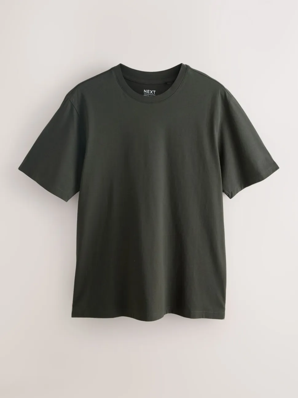Marineblauw/Groen/Bordeaux Rood/Geel/Leigrijs/Blauw - Normale Pasvorm - Essential katoenen T-shirts verpakking van 6