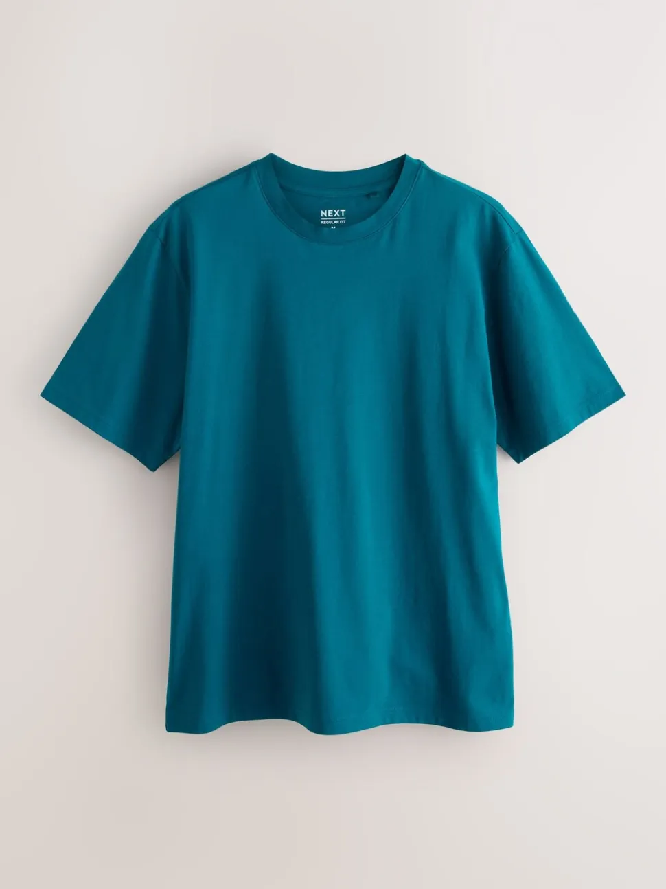 Marineblauw/Groen/Bordeaux Rood/Geel/Leigrijs/Blauw - Normale Pasvorm - Essential katoenen T-shirts verpakking van 6