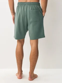 Marineblauw/groen/ijsgrijs - Loopback Soft Touch Shorts 3 Pack