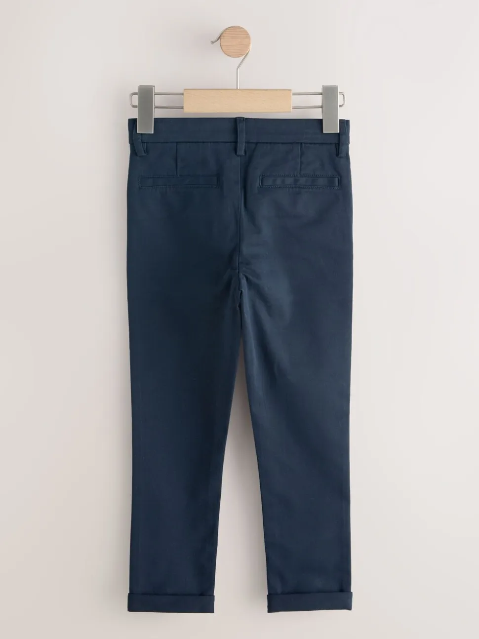 Marineblauw/kiezelkleurig - Stretch skinny chino's verpakking van 2 (3-17jr)