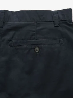 Marineblauw/kiezelkleurig - Straight fit - Set van 2 chinoshorts met stretch