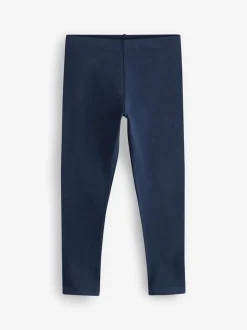 Marineblauw/roze/saliegroen/denimblauw - Verpakking van 5 leggings (3-16 jr)