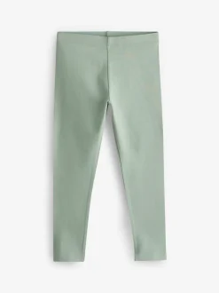 Marineblauw/roze/saliegroen/denimblauw - Verpakking van 5 leggings (3-16 jr)