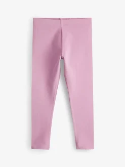 Marineblauw/roze/saliegroen/denimblauw - Verpakking van 5 leggings (3-16 jr)