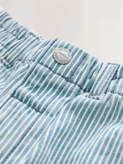 Marineblauw/wit - Jeans met wijde pijpen (3 mnd-7 jr)