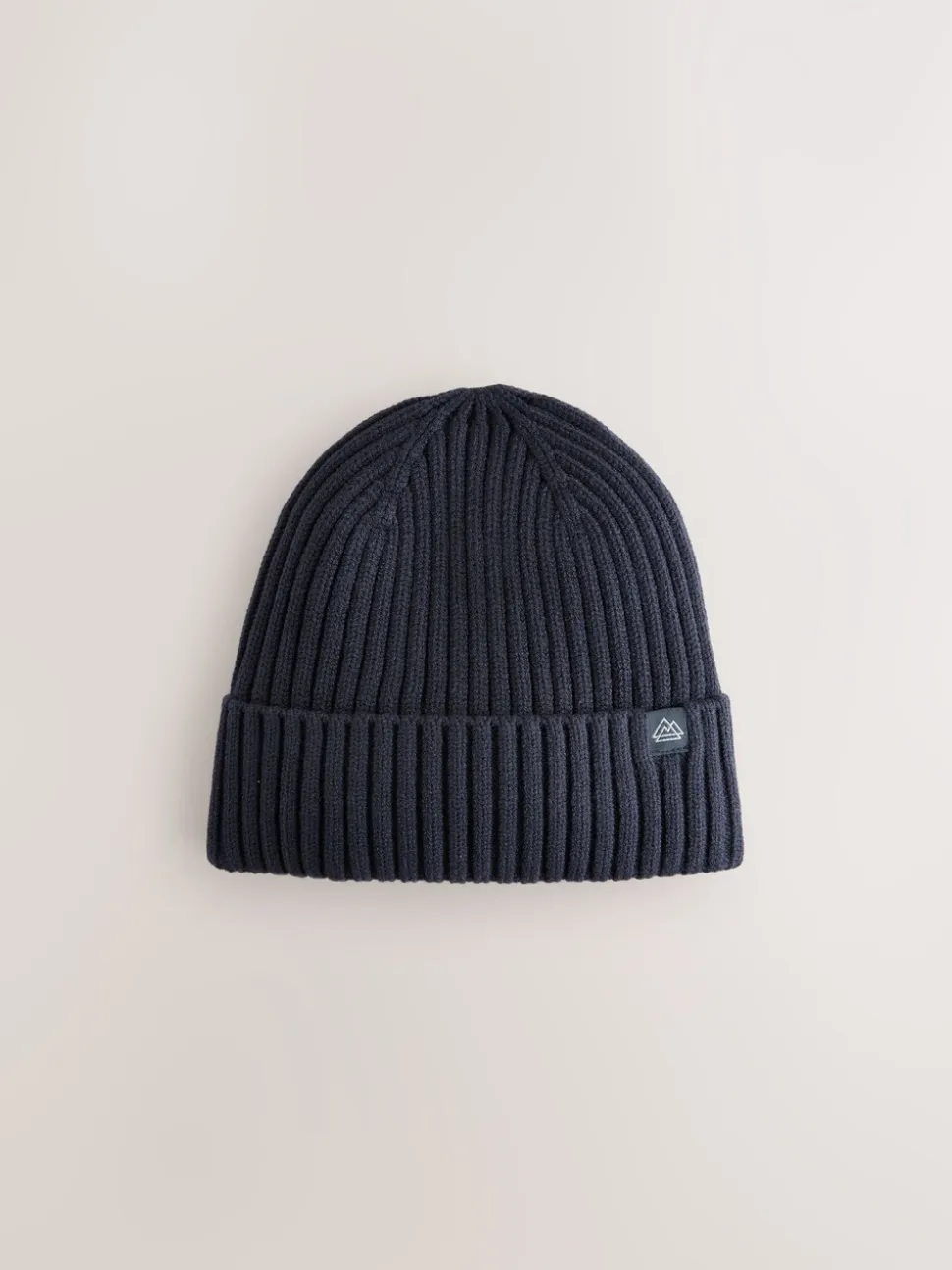 Marineblauw/zwart - Set van 3 gebreide beanie-mutsen (1-16jr)