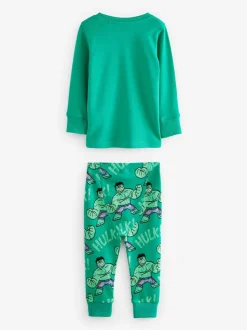 Marvel Rood/groen/blauw - Verpakking van 3 knusse pyjama's (9 mnd-8 jr)