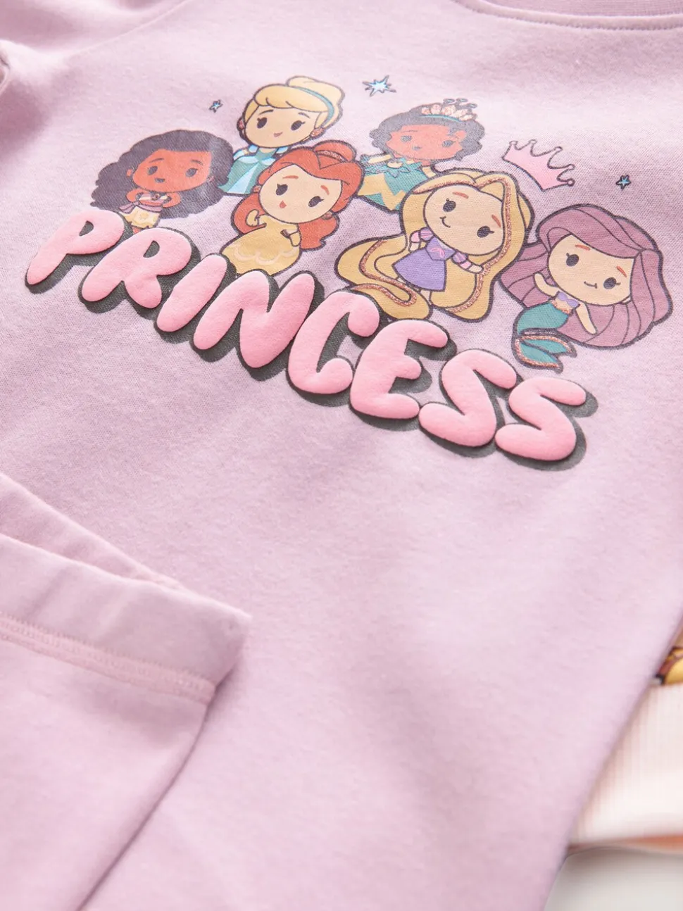 Mauve/Crème - Disney Princess Snuggle Pyjamas 2 Pack (9mths-10yrs)
