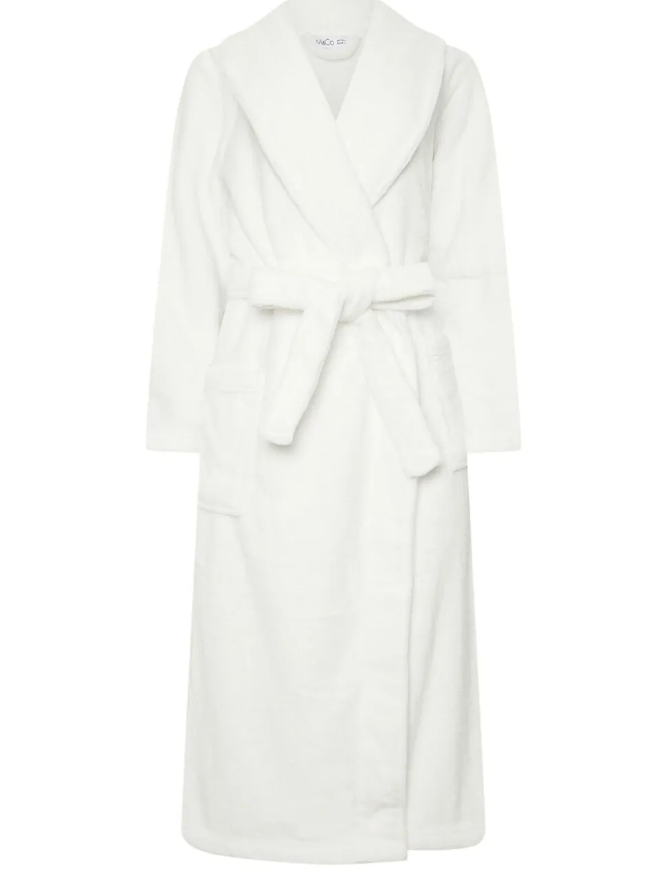 M&Co Cotton Touch Shawl Robe