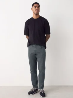 Medium blauwgrijs - Enkele - Slim fit klassieke stretchy jeans