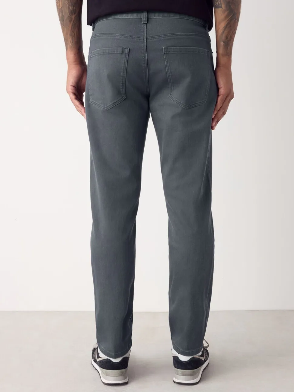 Medium blauwgrijs - Enkele - Slim fit klassieke stretchy jeans