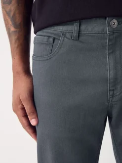 Medium blauwgrijs - Enkele - Slim fit klassieke stretchy jeans
