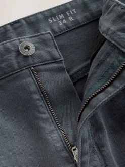 Medium blauwgrijs - Enkele - Slim fit klassieke stretchy jeans